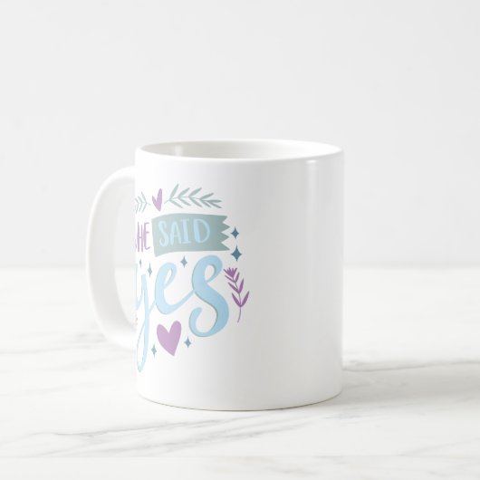 ze zei ja koffiemok (Voorkant links)