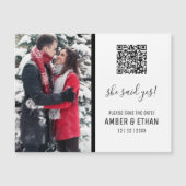 Ze zei ja! QR het Malplaatje van de CodeFoto spare (Voorkant)