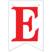 ZE ZEI JA, rode tekst - diamanten ring, hart + pij Vlaggetjes (Derde vlag)