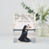Ze zei: "Ja" Save the Date - Post Kaart (Staand voorkant)