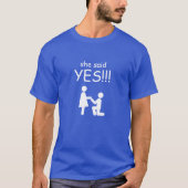 Ze zei ja! t-shirt (Voorkant)
