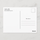 Ze zei ja tegen de Engagement Party Briefkaart (Achterkant)