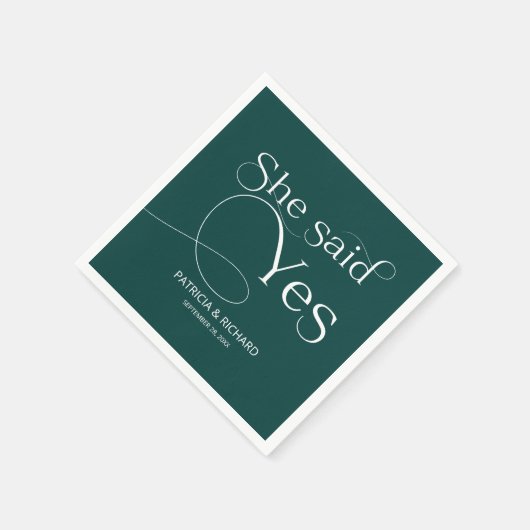 Ze zei ja tegen de Groenen Servet (Hoek)