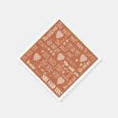 Ze zei ja tegen de middellange termijn Cotta Engag Servet (Hoek)