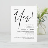 Ze zei ja tegen de moderne Partij voor de bescherm Kaart (Staand voorkant)