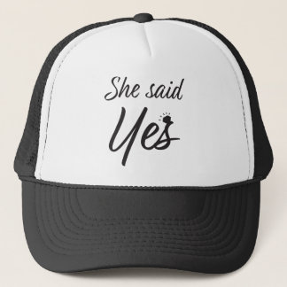 Ze zei ja trucker pet