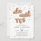 Ze zei ja | Uitnodiging van de indienende partij (Voorkant)