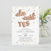 Ze zei ja | Uitnodiging van de indienende partij (Staand voorkant)