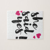 Ze zei ja! Verloving gevierd – Romantisch Legpuzzel (Horizontaal)