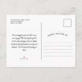 Ze zei ja! | Verloving met vriendjespolitiek Uitnodiging Briefkaart (Achterkant)