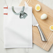 Ze zei ja Verloving Theedoek (Quarter Fold)