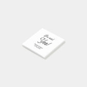 Ze zei ja verlovingsfeest naam datum eenvoudig min post-it® notes (Schuin)