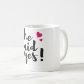 Ze zei ja! Verlovingsfeest – Romantisch Koffiemok (Voorkant rechts)