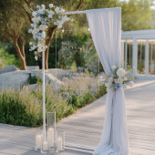 Ze zei ja Vrijgezellenfeest acryl welkomstbord Acryl Bord