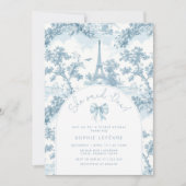 Ze zei Oui Frans romantisch vrijgezellenfeest Kaart (Voorkant)