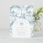 Ze zei Oui Frans romantisch vrijgezellenfeest Kaart (Staand voorkant)