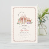 Ze zei Oui Franse Macaron Vrijgezellenfeest grens Kaart (Staand voorkant)