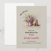 Ze zei Oui Macaron Frans Vrijgezellenfeest Fête Kaart (Voorkant / Achterkant)