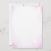 Ze zei Oui! Waterverf Parijse Vrijgezellenfeest Kaart (Achterkant)