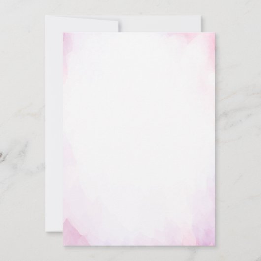 Ze zei Oui! Waterverf Parijse Vrijgezellenfeest Kaart (Achterkant)