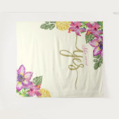 Ze zei YES Booth banner Wandkleed (Voorkant (horizontaal))