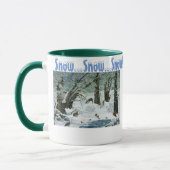 Ze zeiden dat het niet zou sneeuwen Mok (Links)