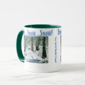 Ze zeiden dat het niet zou sneeuwen Mok (Voorkant links)