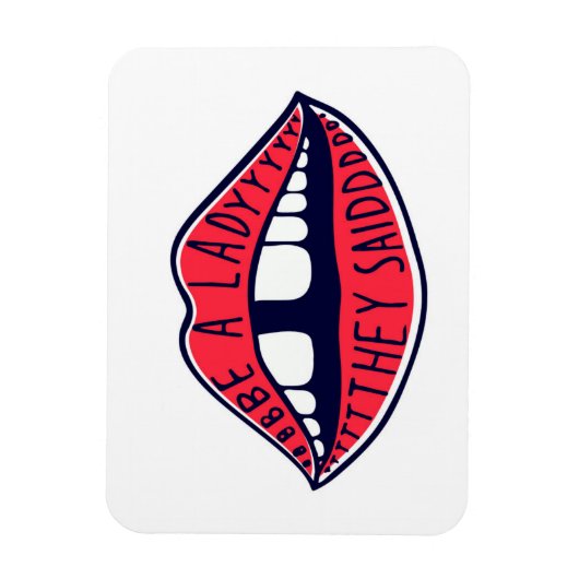 Ze zeiden dat ze gek waren. magneet (Verticaal)