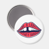 Ze zeiden dat ze gek waren. magneet (Voorkant / Achterkant)