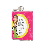 Ze zeiden me dat ik niet kon meeslepen. heupfles (Links)