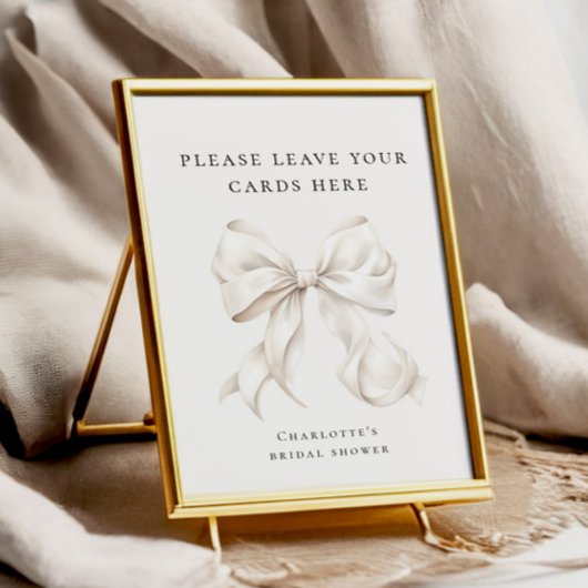 Ze zet het Tying the Knot Favors Tafelbord op Poster