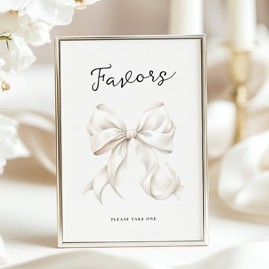 Ze zet het Tying the Knot Favors Tafelbord op Poster