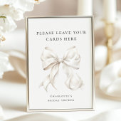 Ze zet het Tying the Knot Favors Tafelbord op Poster