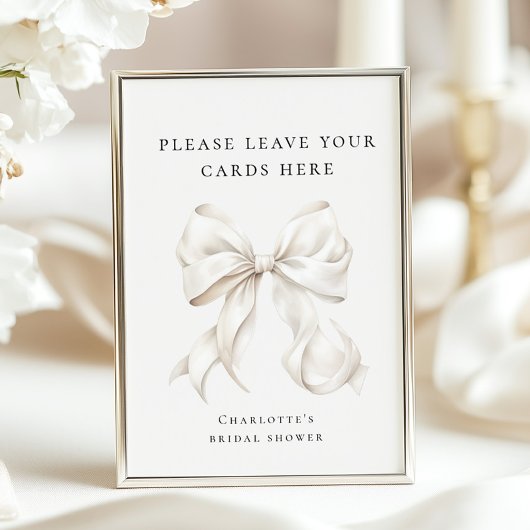 Ze zet het Tying the Knot Favors Tafelbord op Poster