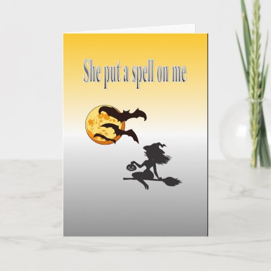 Ze zette me een spreuk op kaart (Voorkant)