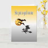 Ze zette me een spreuk op kaart (Gele Bloem)