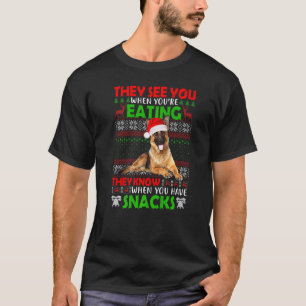 Ze zien je als je Duitse Herdershond eet Ug T-shirt