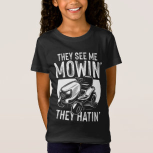 Ze zien me bewegen ze met Mannen in de prullenbak T-shirt
