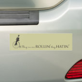 Ze zien me Bumpersticker gravel van Rollin (Op auto)