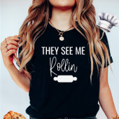 Ze zien me een T-shirt rollen