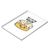 Ze zien me rollen Grappige kaneelrol grap  Notitieboek (Linkerzijde)