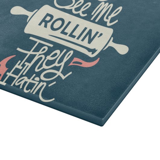 Ze zien me rollen snijplank (Hoek)