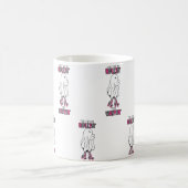 Ze zien me rollen, ze wachten in 'roze retro geest koffiemok (Center)