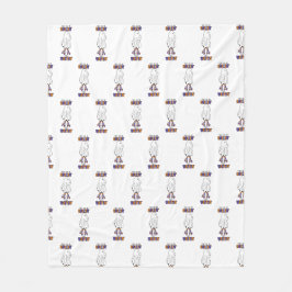 Ze zien me rollen, ze wachten op Retro Ghost Fleece Deken