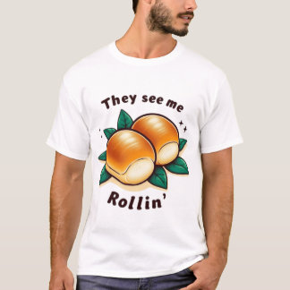 Ze zien me Rollin' Funny Thanksgiving T-shirt
