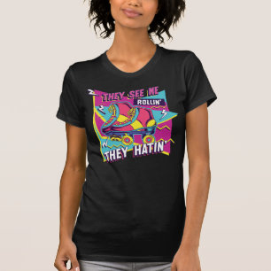 Ze zien me rondrijden Ze haten Retro 90s T-shirt