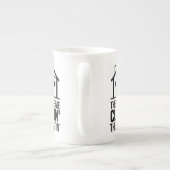 Ze zien mij als het sluiten van een echte agent porselein kop (Achterkant)