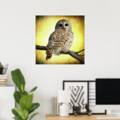 Ze ziet in het hart van mij poster (Thuiskantoor)