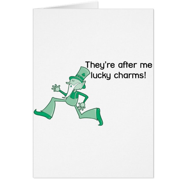 Ze zijn achter me aan, Lucky Charms (Voorkant)