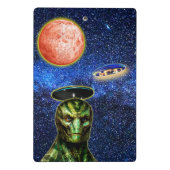 ZE ZIJN AL HIER - REPTILIAN design collectie Mini Klembord (Achterkant)